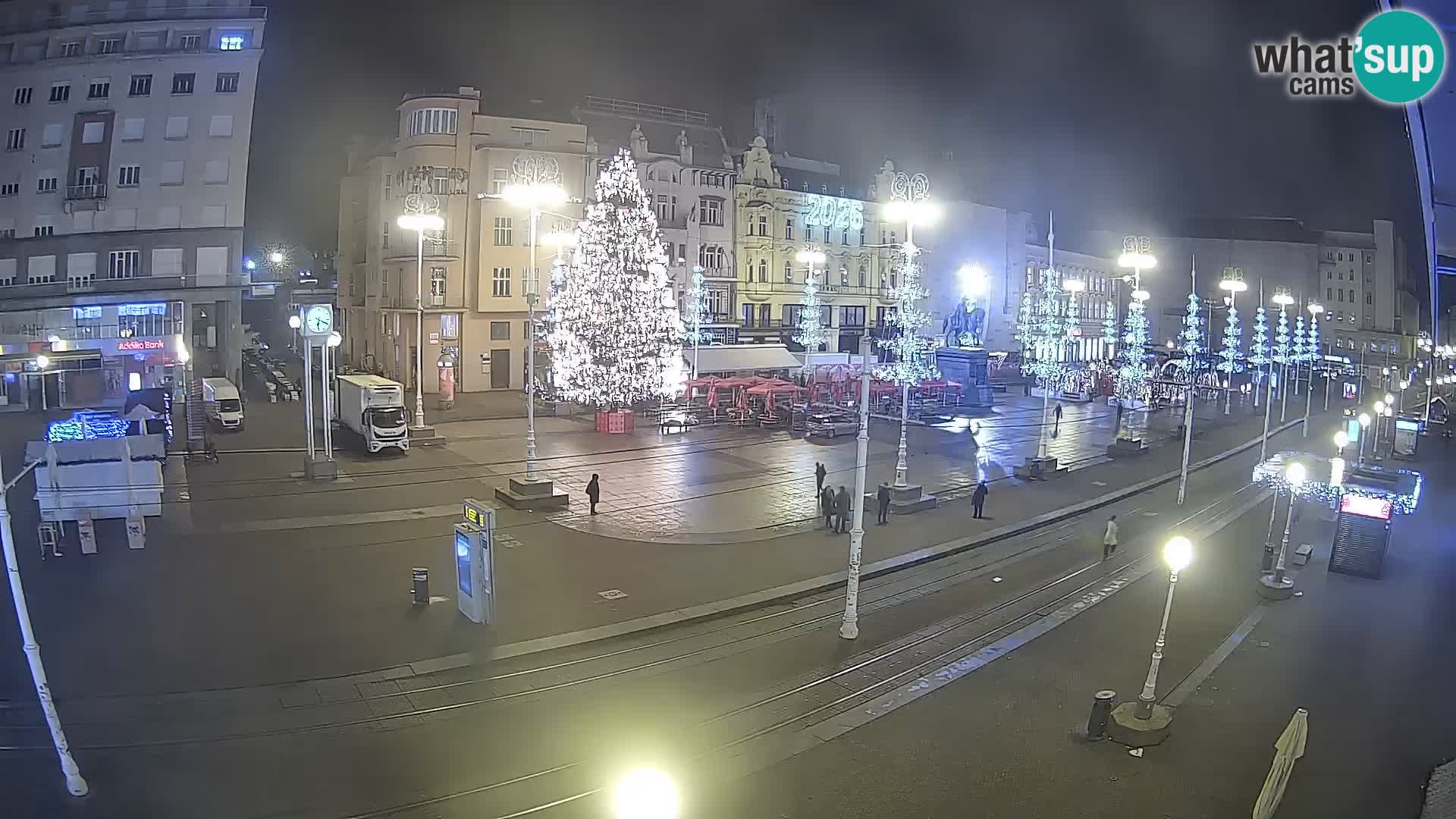Webcam Zagabria Ban Jelacic piazza | Croazia