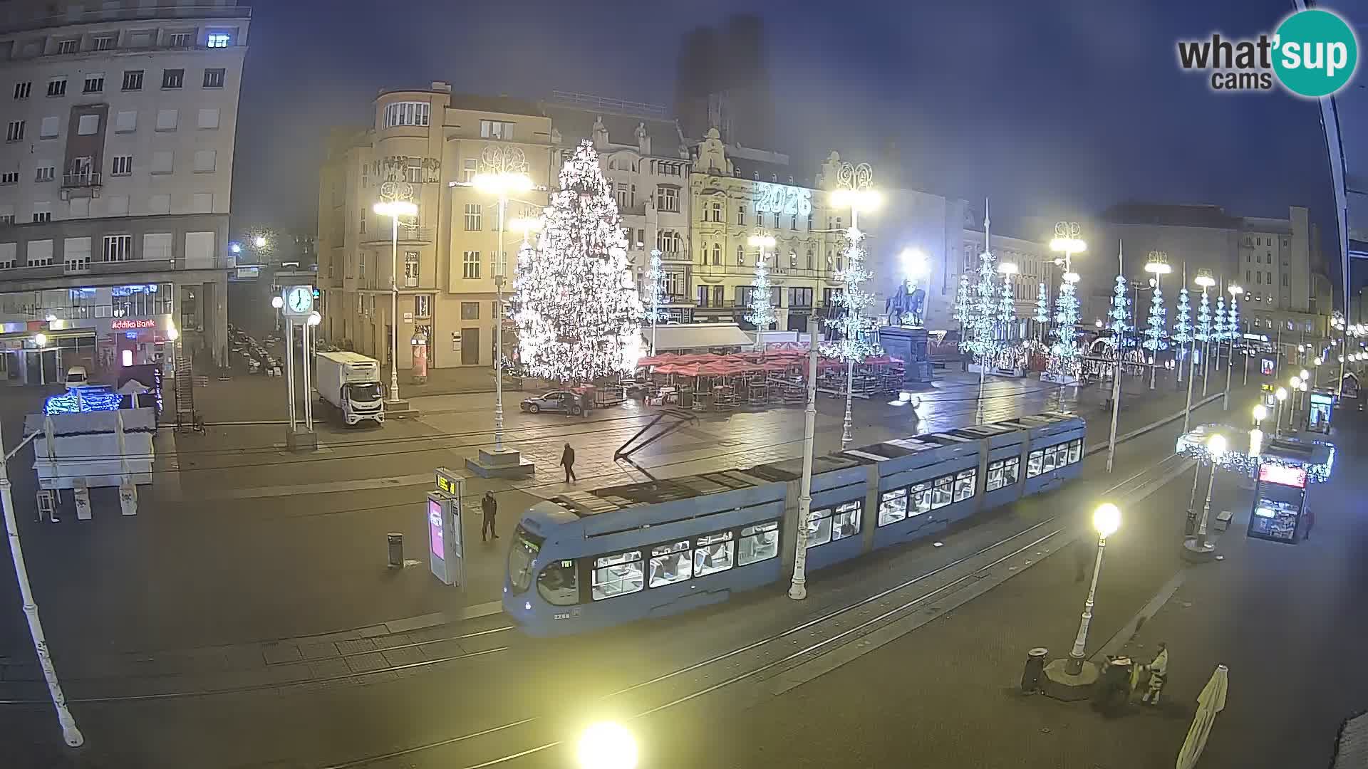 Live Cam Zagreb Ban Jelačić place | Croatie