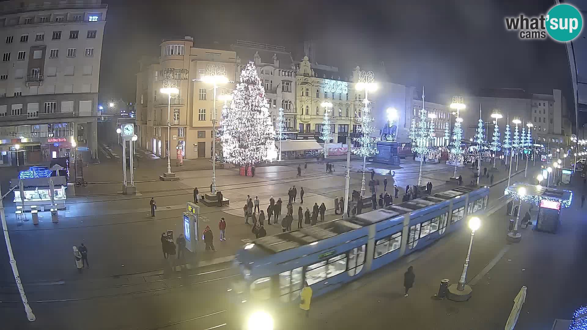 Webcam Zagreb Bana Jelačića square | Croatia