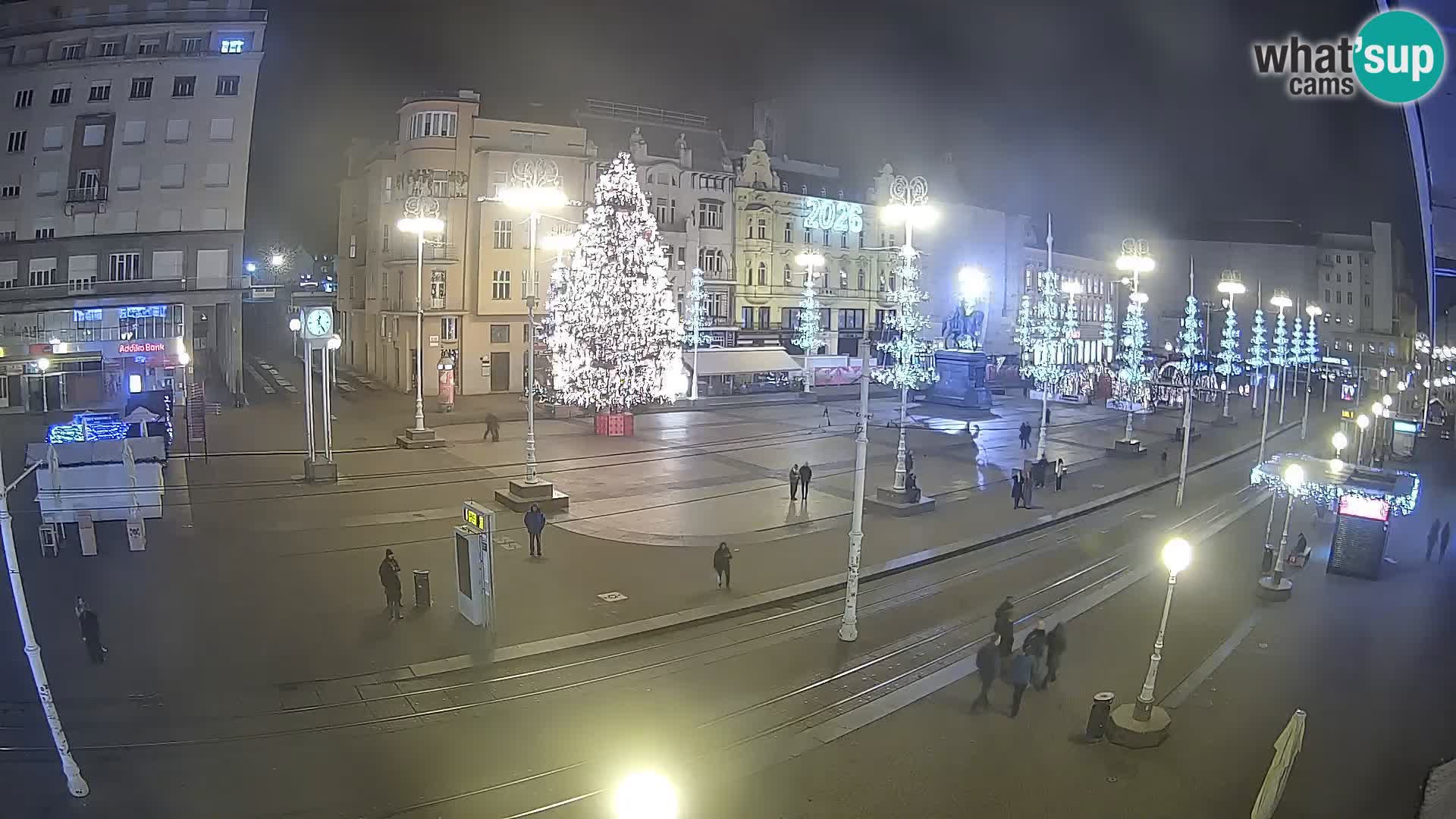 Live Cam Zagreb Ban Jelačić place | Croatie