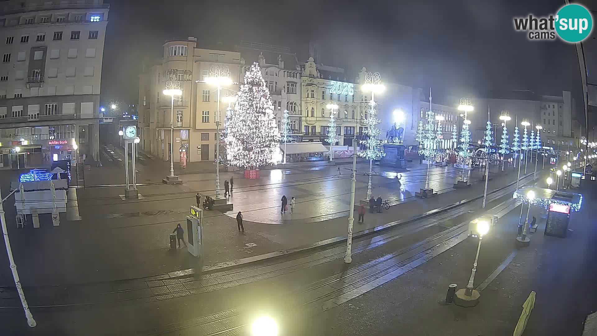 Webcam Zagabria Ban Jelacic piazza | Croazia