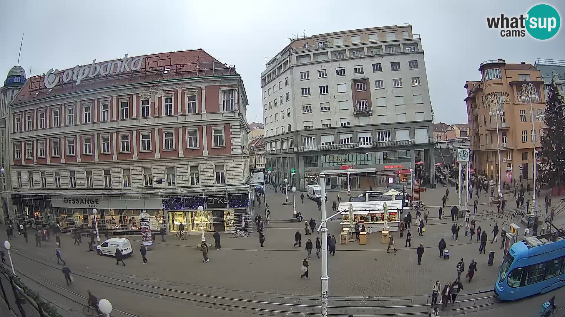 Live Cam Zagreb Ban Jelačić place | Croatie