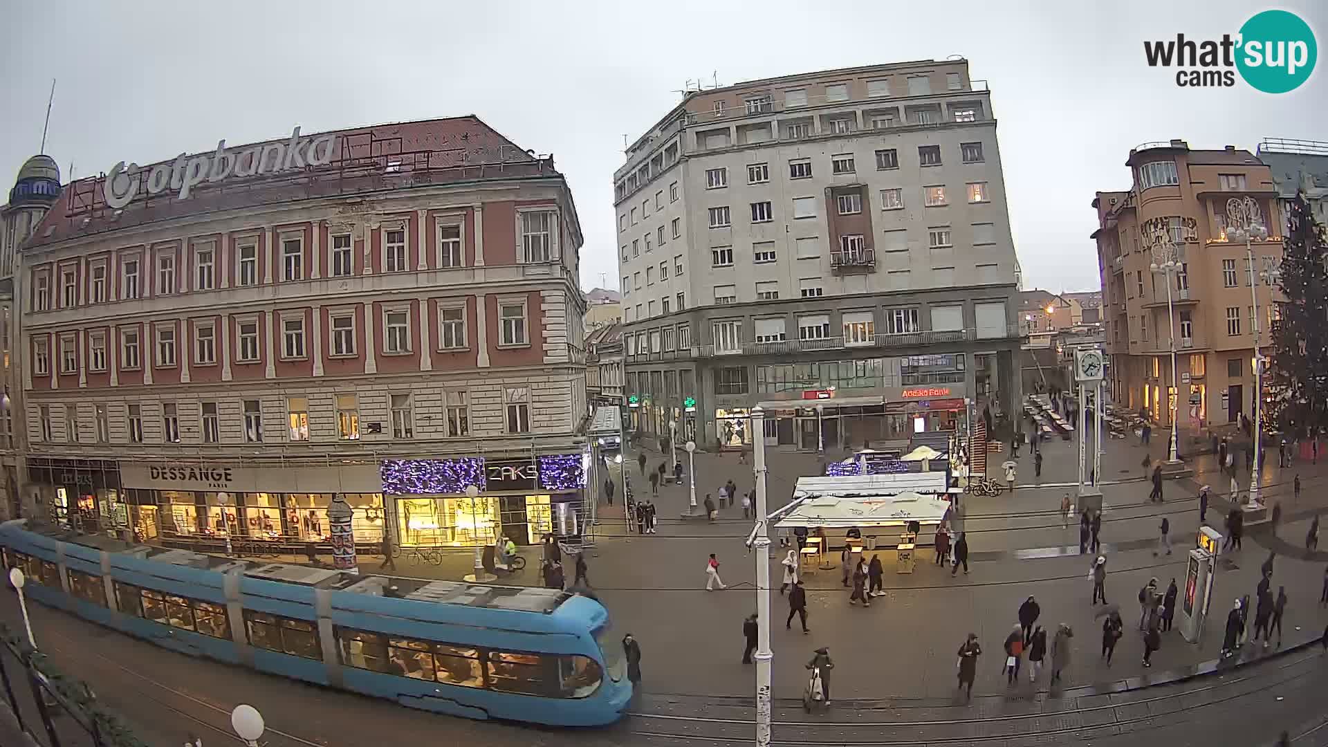 Live Cam Zagreb Ban Jelačić place | Croatie