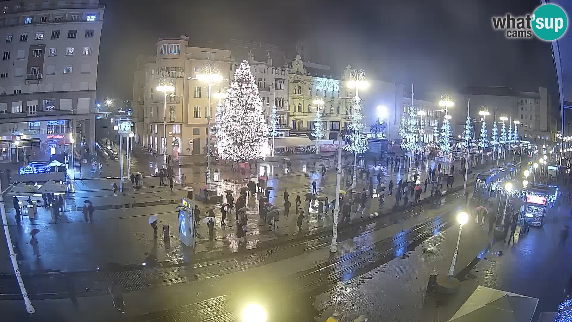 Zagreb webcam Ban Jelacica Platz | Kroatien