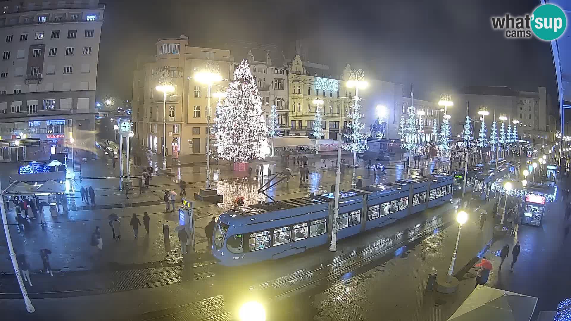 Webcam Zagreb Bana Jelačića square | Croatia