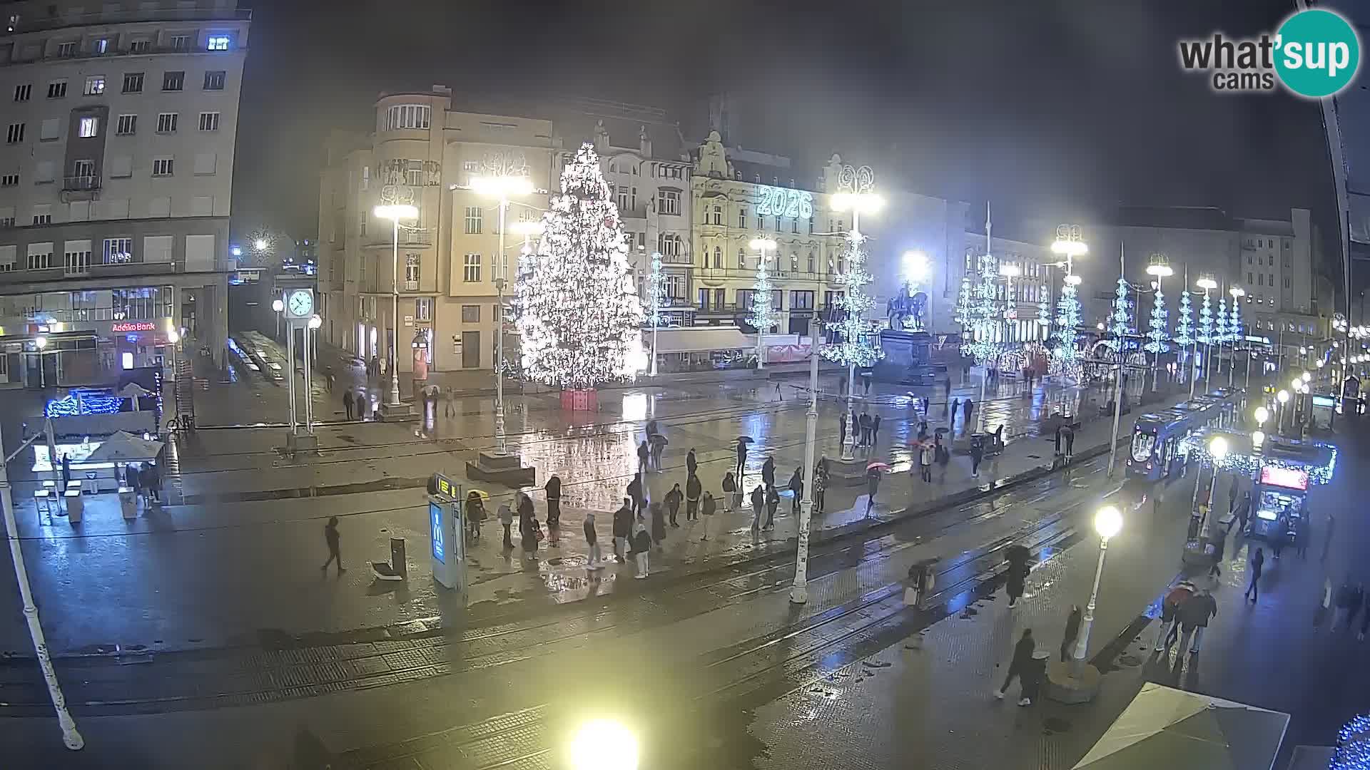 Webcam Zagreb Bana Jelačića square | Croatia