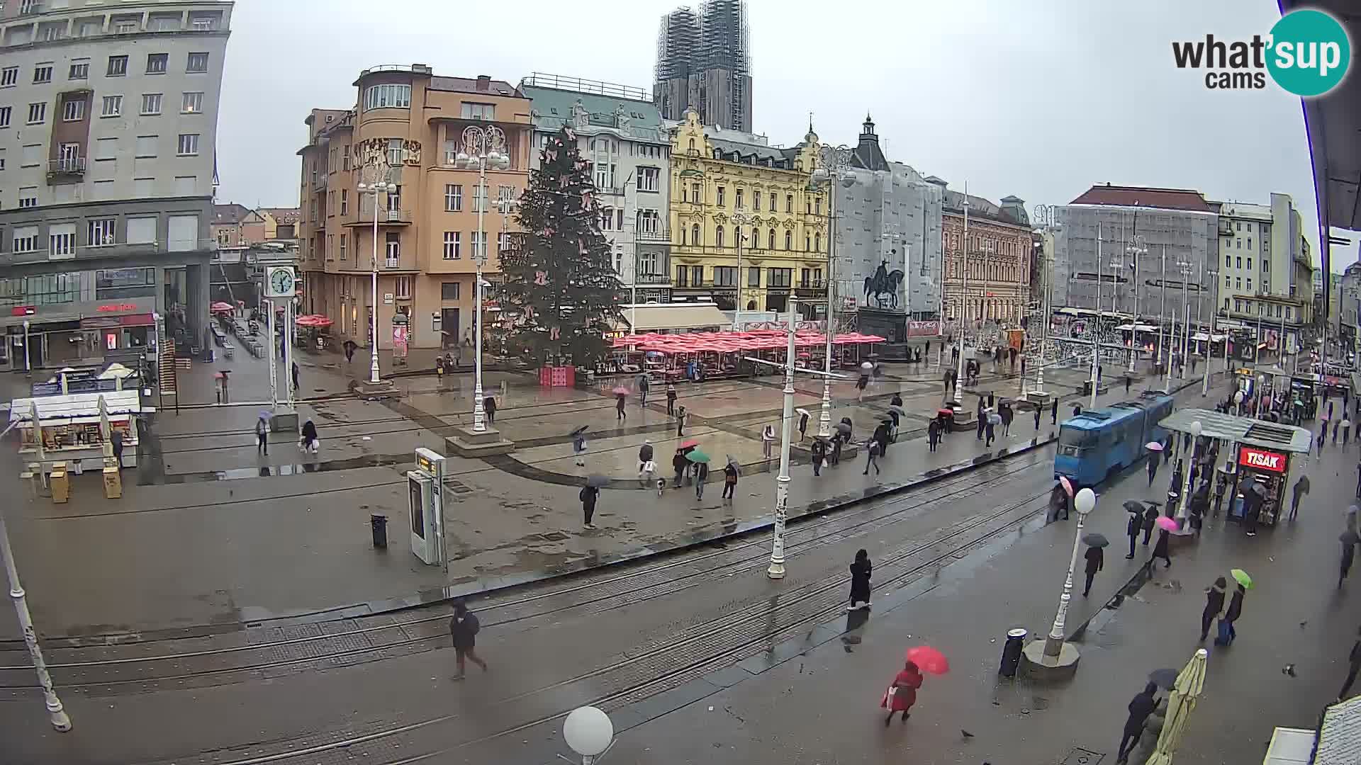 Zagreb live cam Bana Jelačića