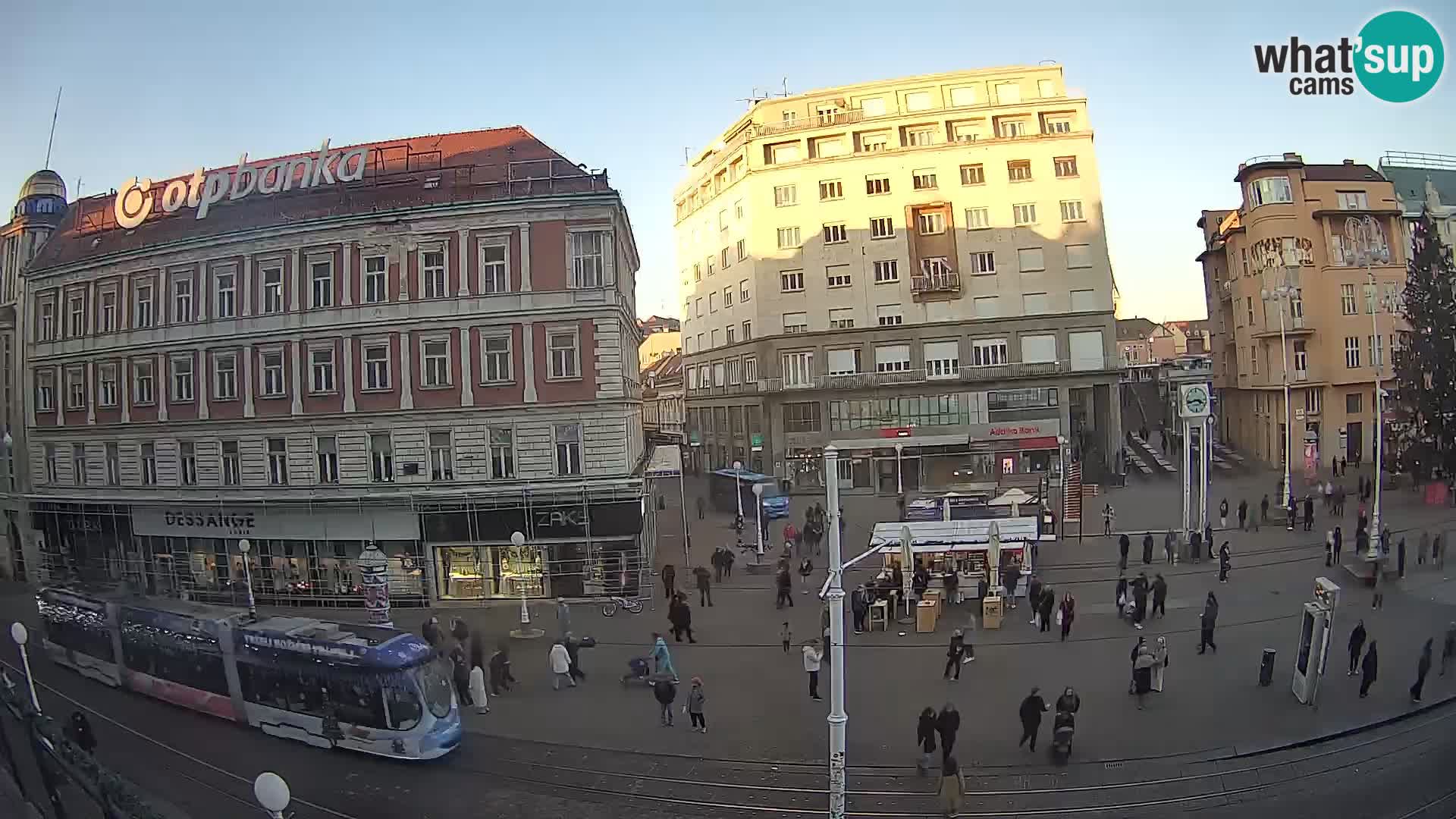 Webcam Zagabria Ban Jelacic piazza | Croazia