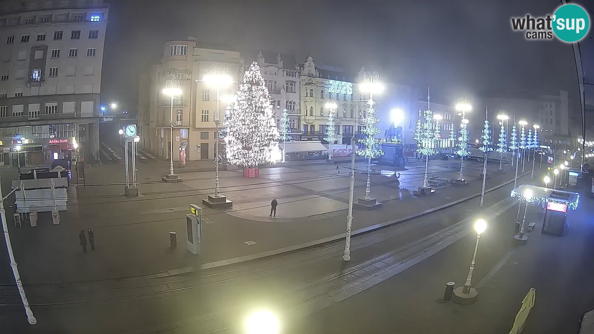 Zagreb webcam Ban Jelacica Platz | Kroatien
