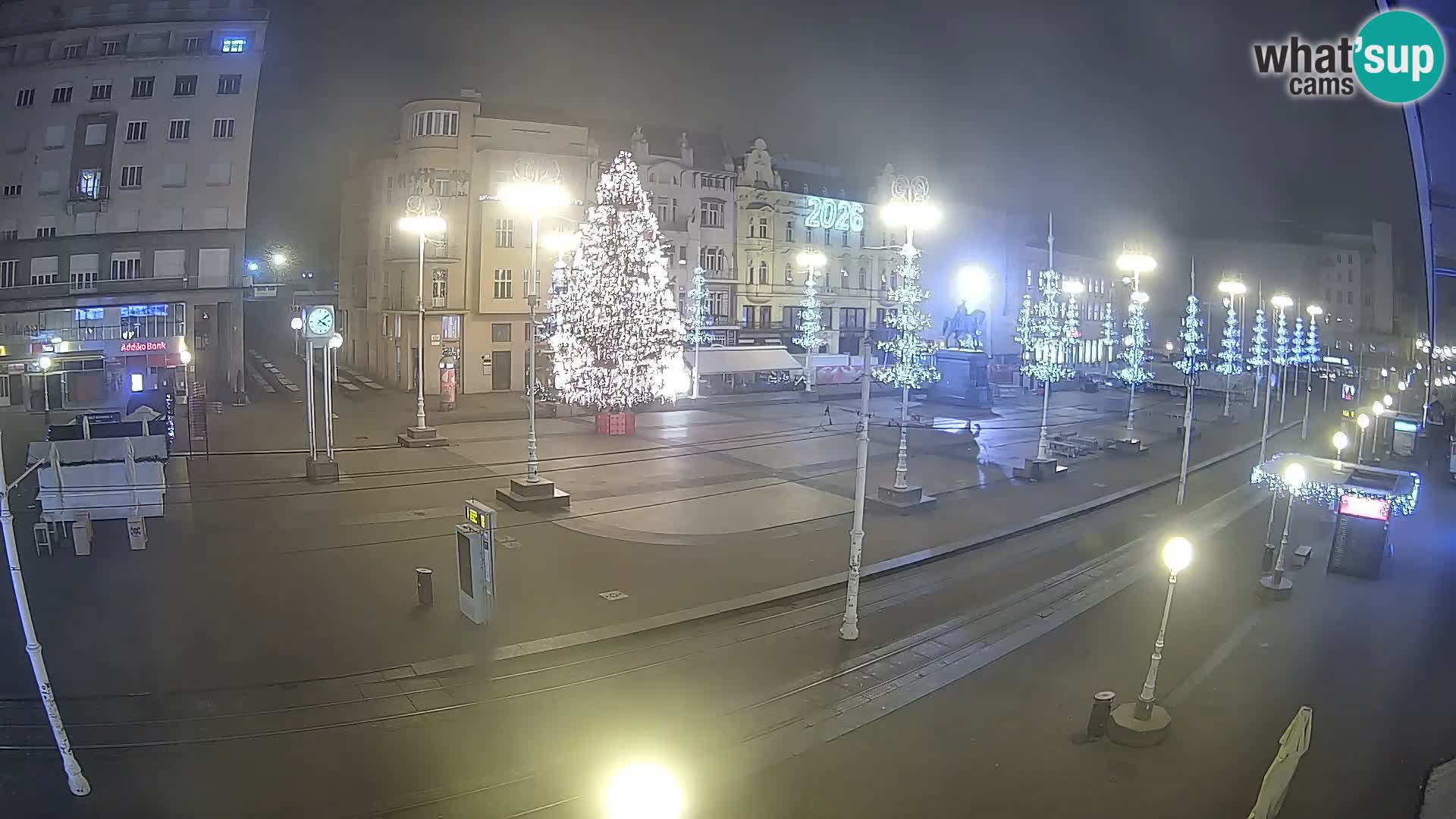 Zagreb webcam Ban Jelacica Platz | Kroatien