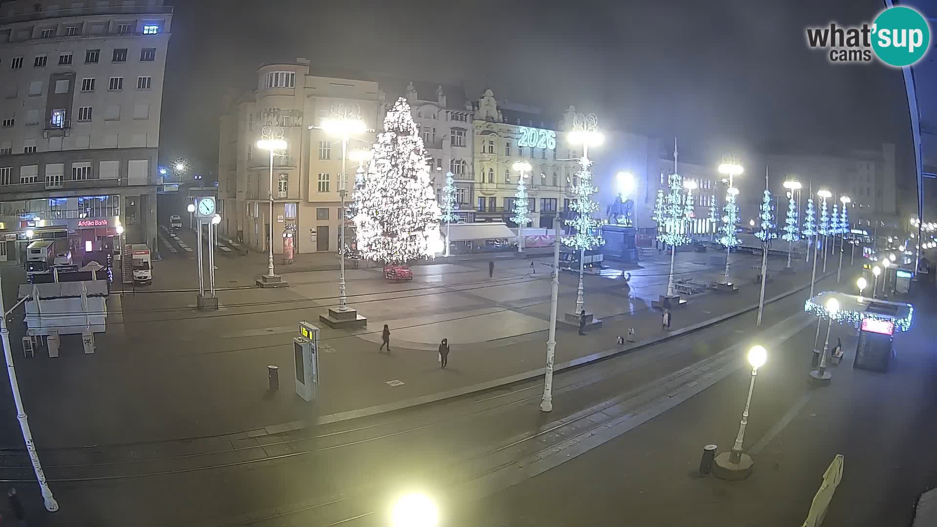 Zagreb webcam Ban Jelacica Platz | Kroatien