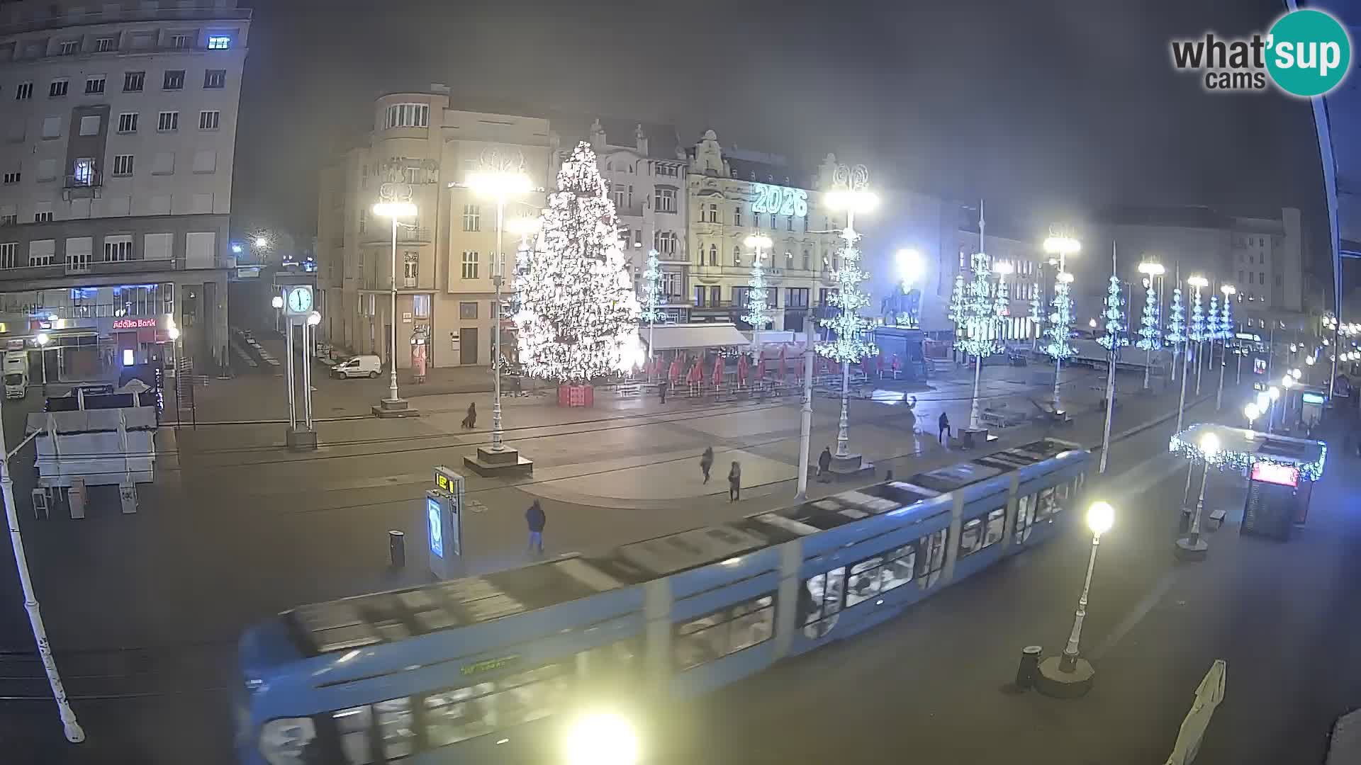 Zagreb webcam Ban Jelacica Platz | Kroatien