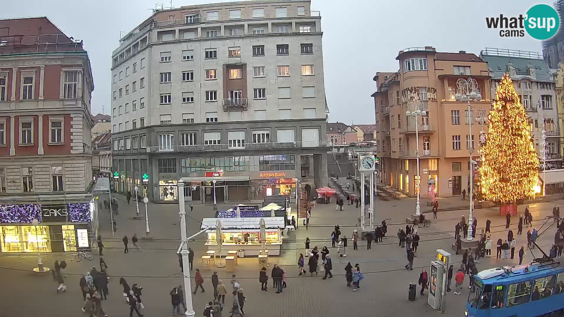 Live Cam Zagreb Ban Jelačić place | Croatie