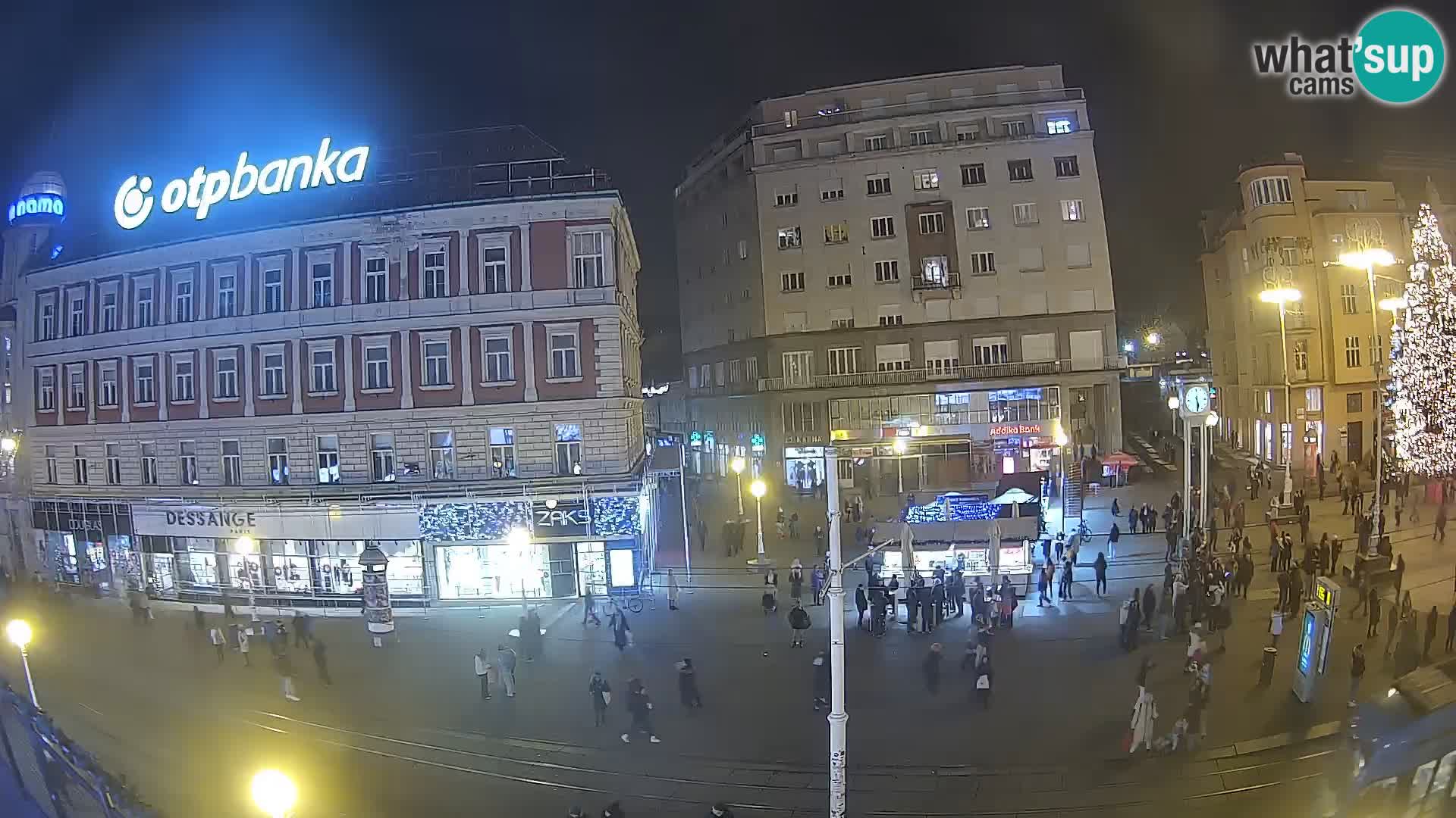 Webcam Zagreb Bana Jelačića square | Croatia
