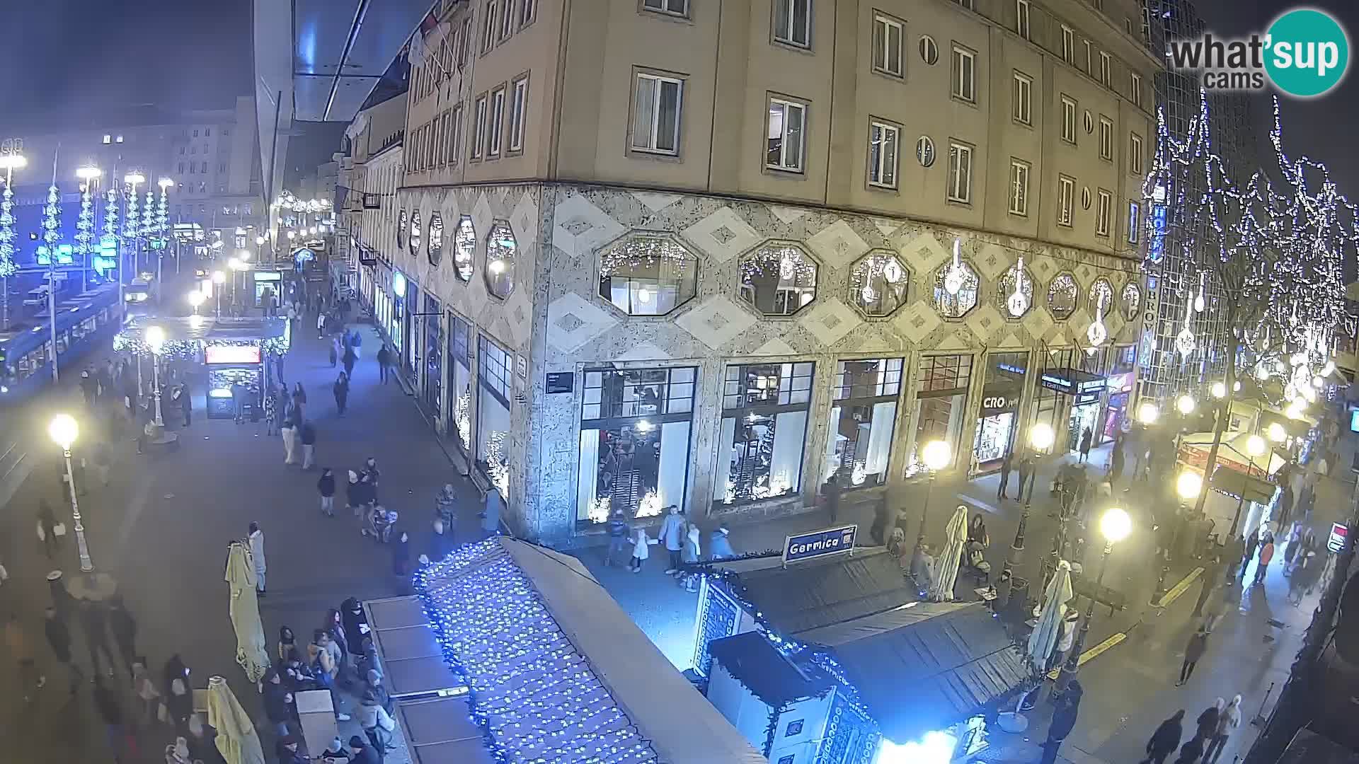 Live Cam Zagreb Ban Jelačić place | Croatie