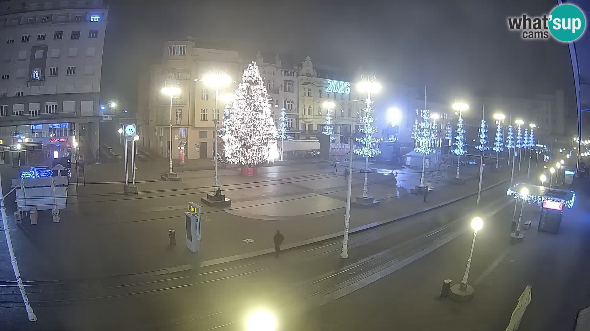 Webcam Zagreb Bana Jelačića square | Croatia