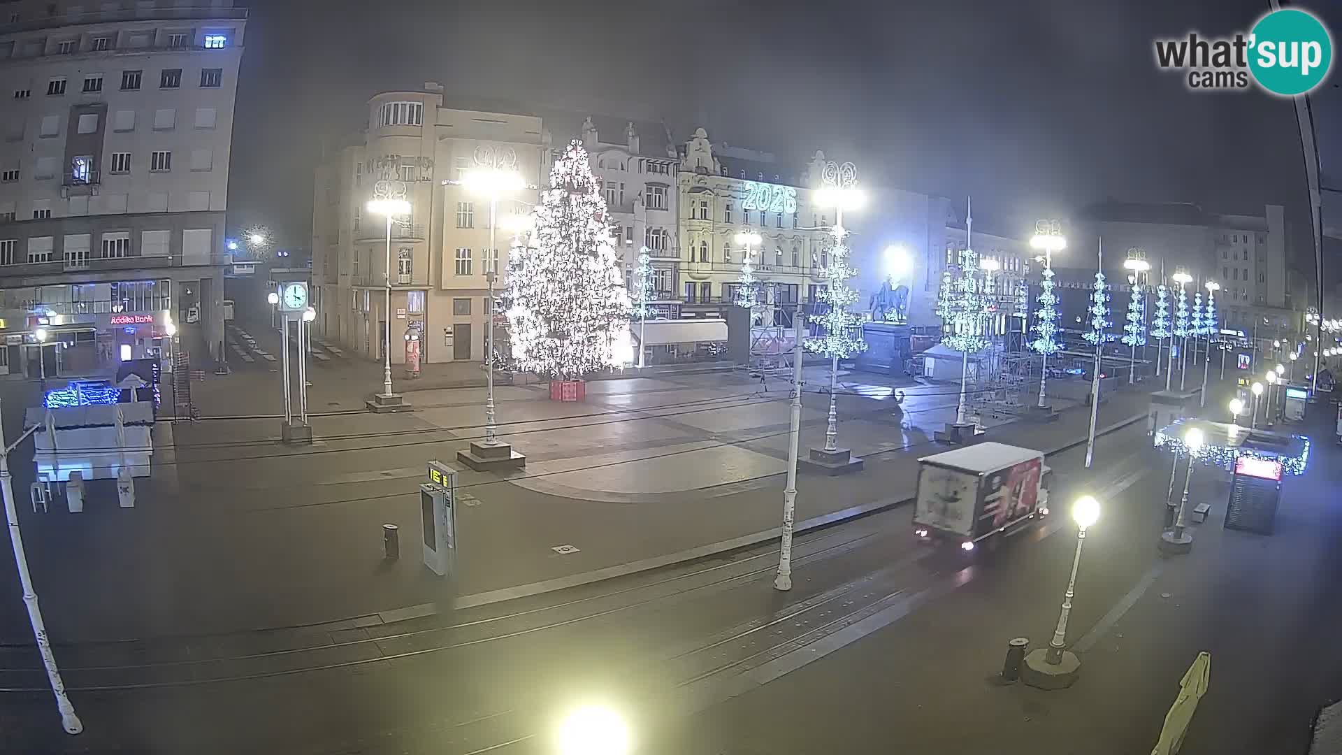 Webcam Zagreb Bana Jelačića square | Croatia