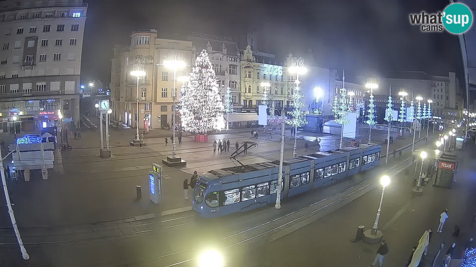Webcam Zagreb Bana Jelačića square | Croatia