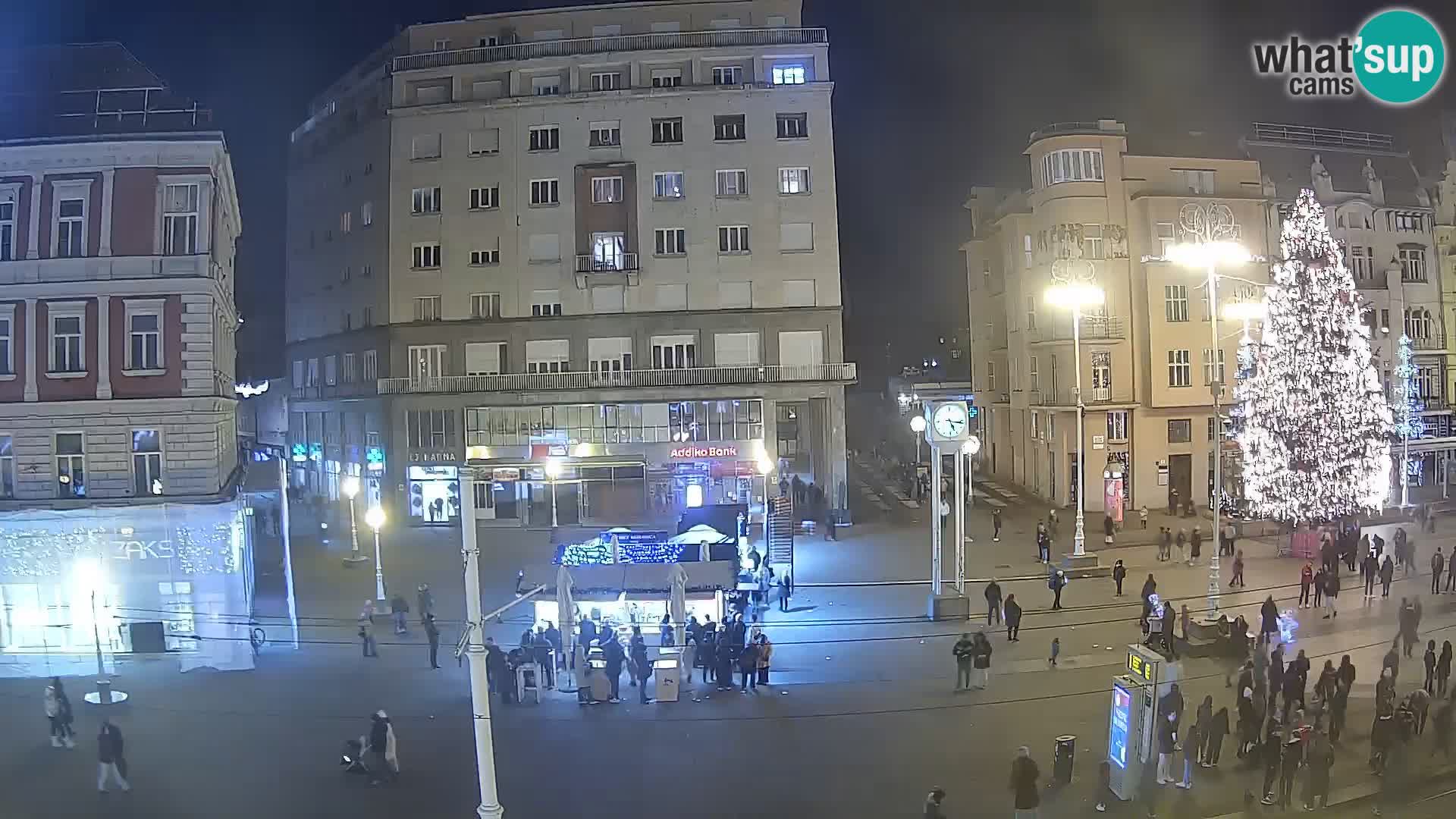 Webcam Zagreb Bana Jelačića square | Croatia