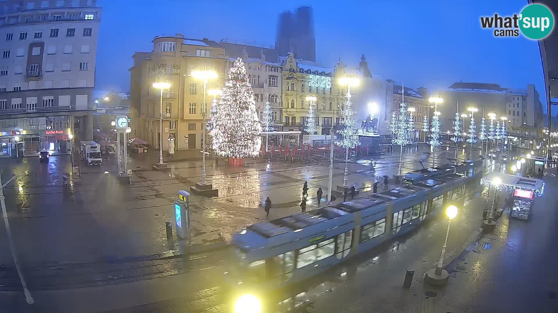 Zagreb live cam Bana Jelačića