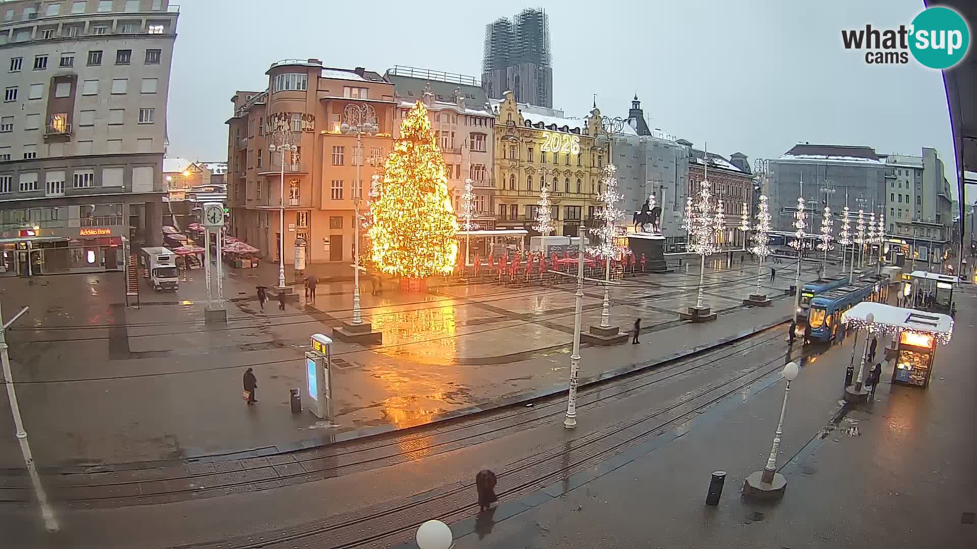 Spletna kamera Zagreb Ban Jelačić