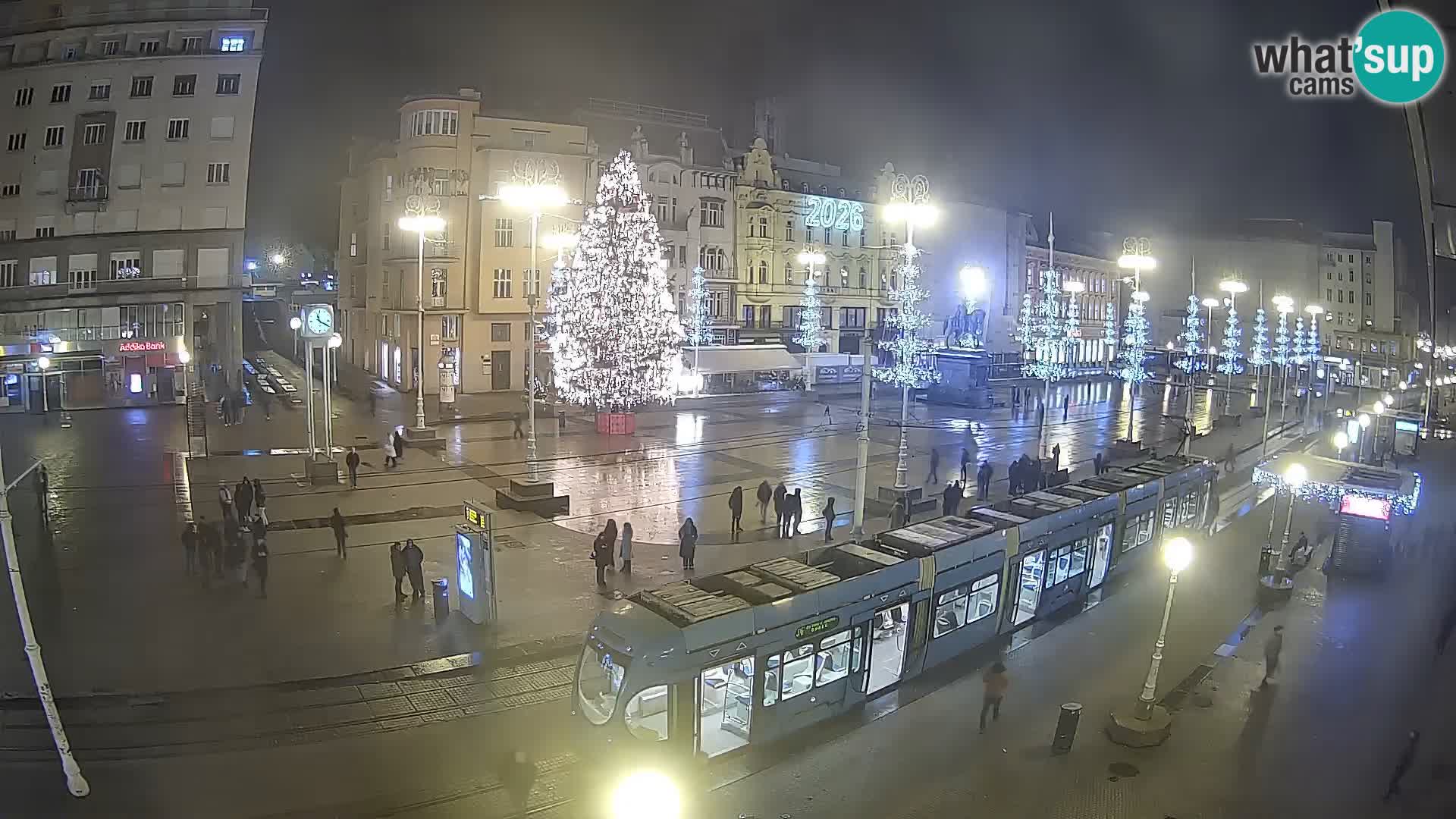 Webcam Zagreb Bana Jelačića square | Croatia