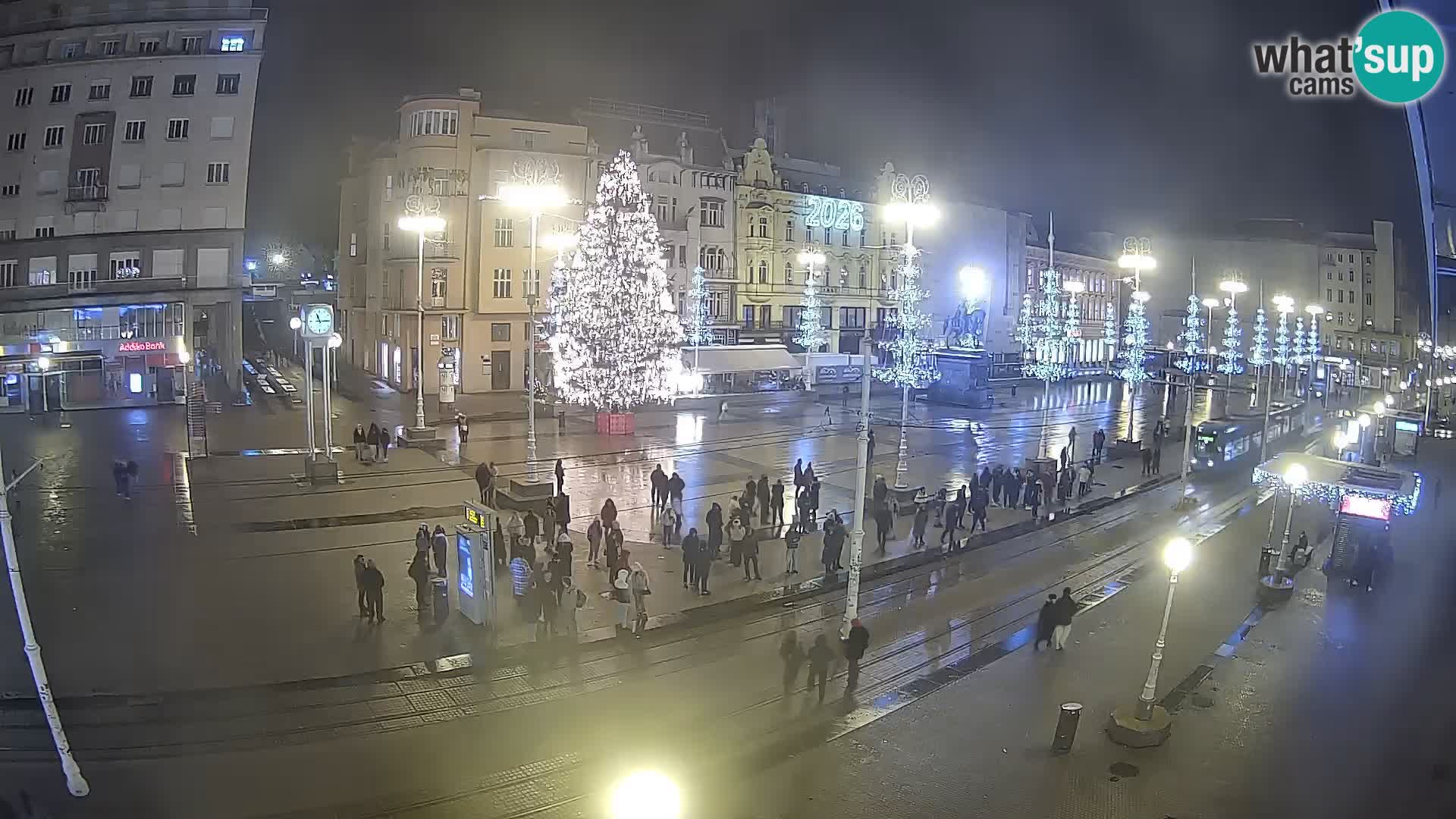 Zagreb live cam Bana Jelačića