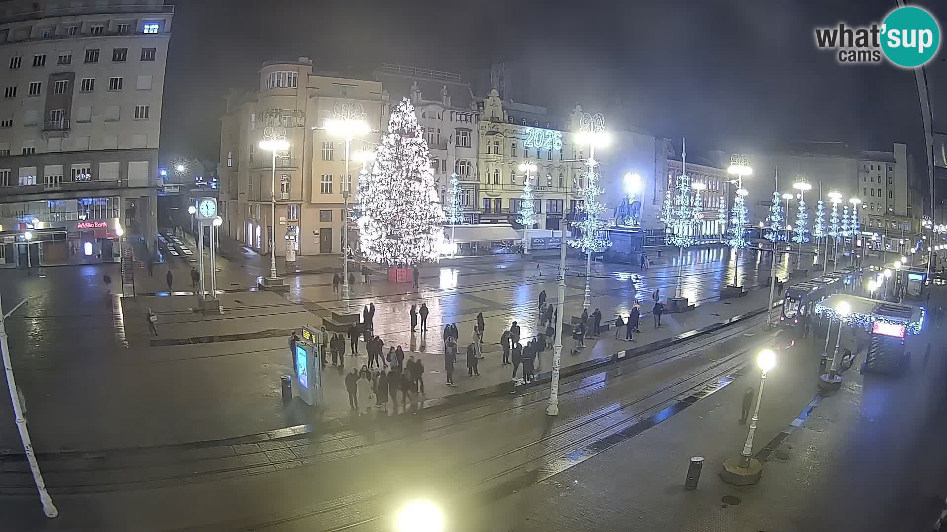 Zagreb webcam Ban Jelacica Platz | Kroatien