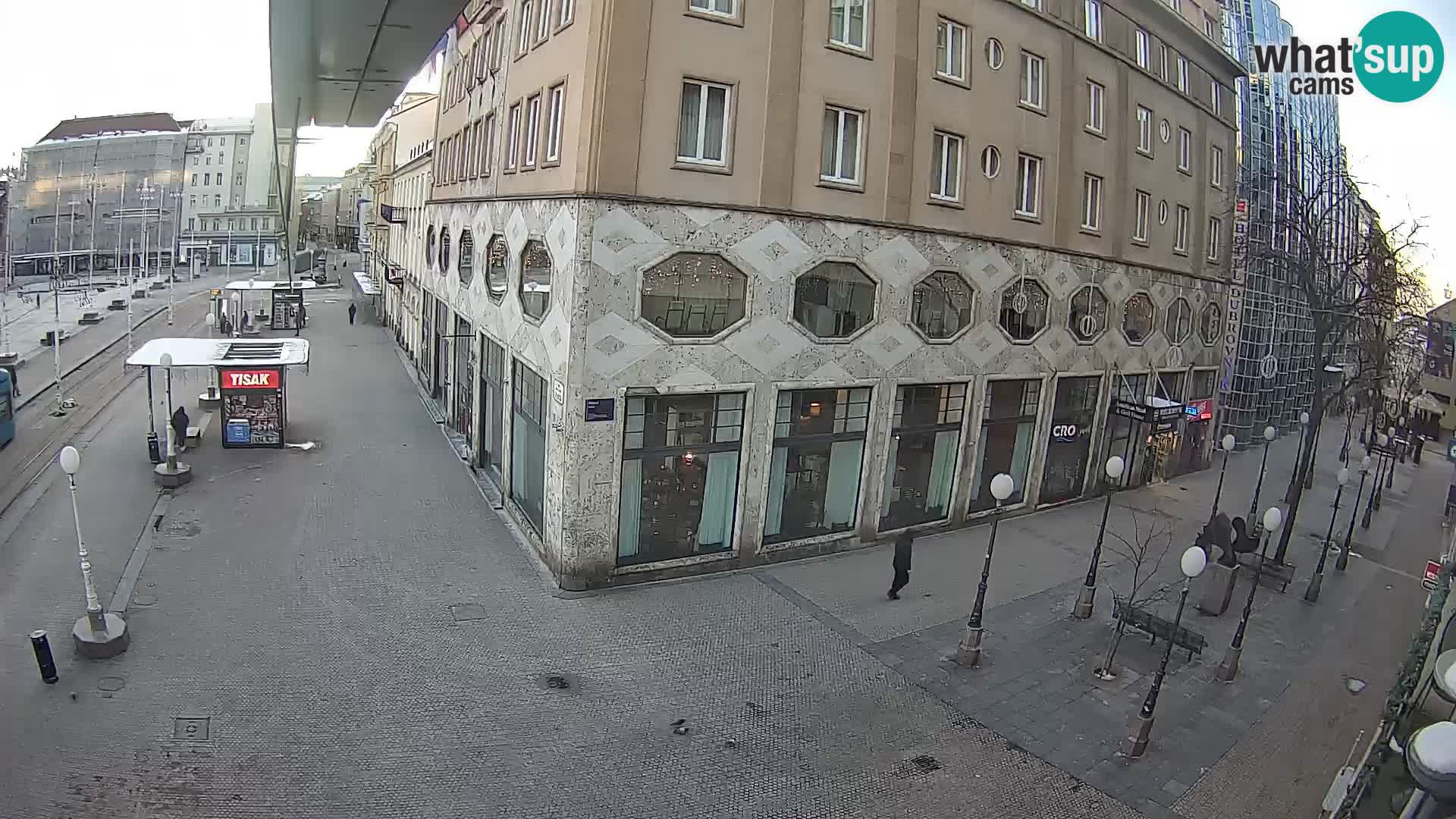 Webcam Zagabria Ban Jelacic piazza | Croazia
