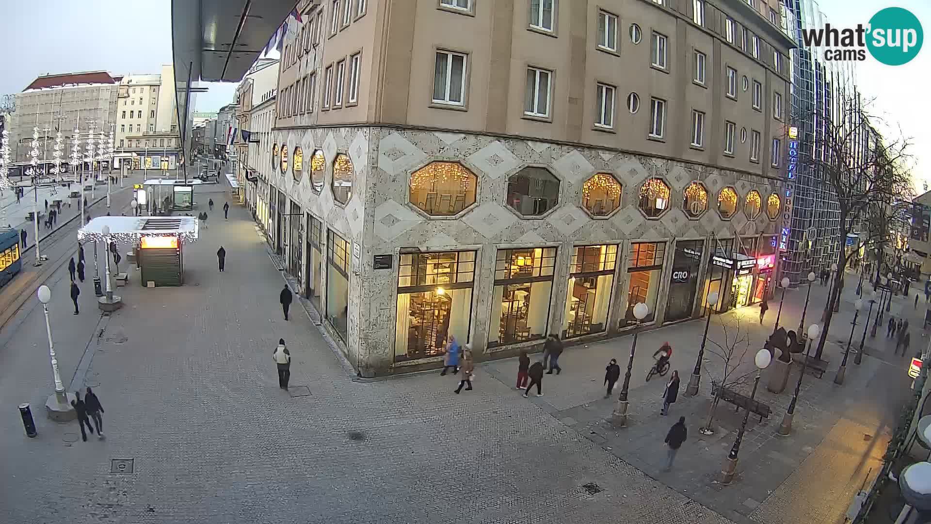 Live Cam Zagreb Ban Jelačić place | Croatie