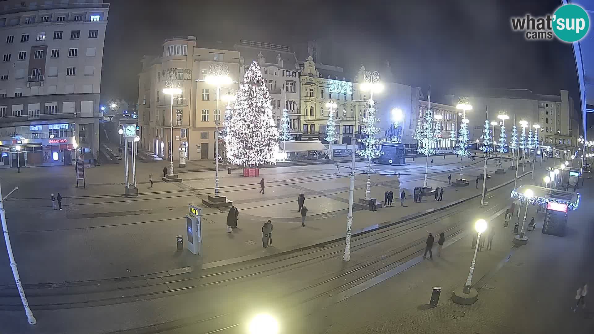 Live Cam Zagreb Ban Jelačić place | Croatie