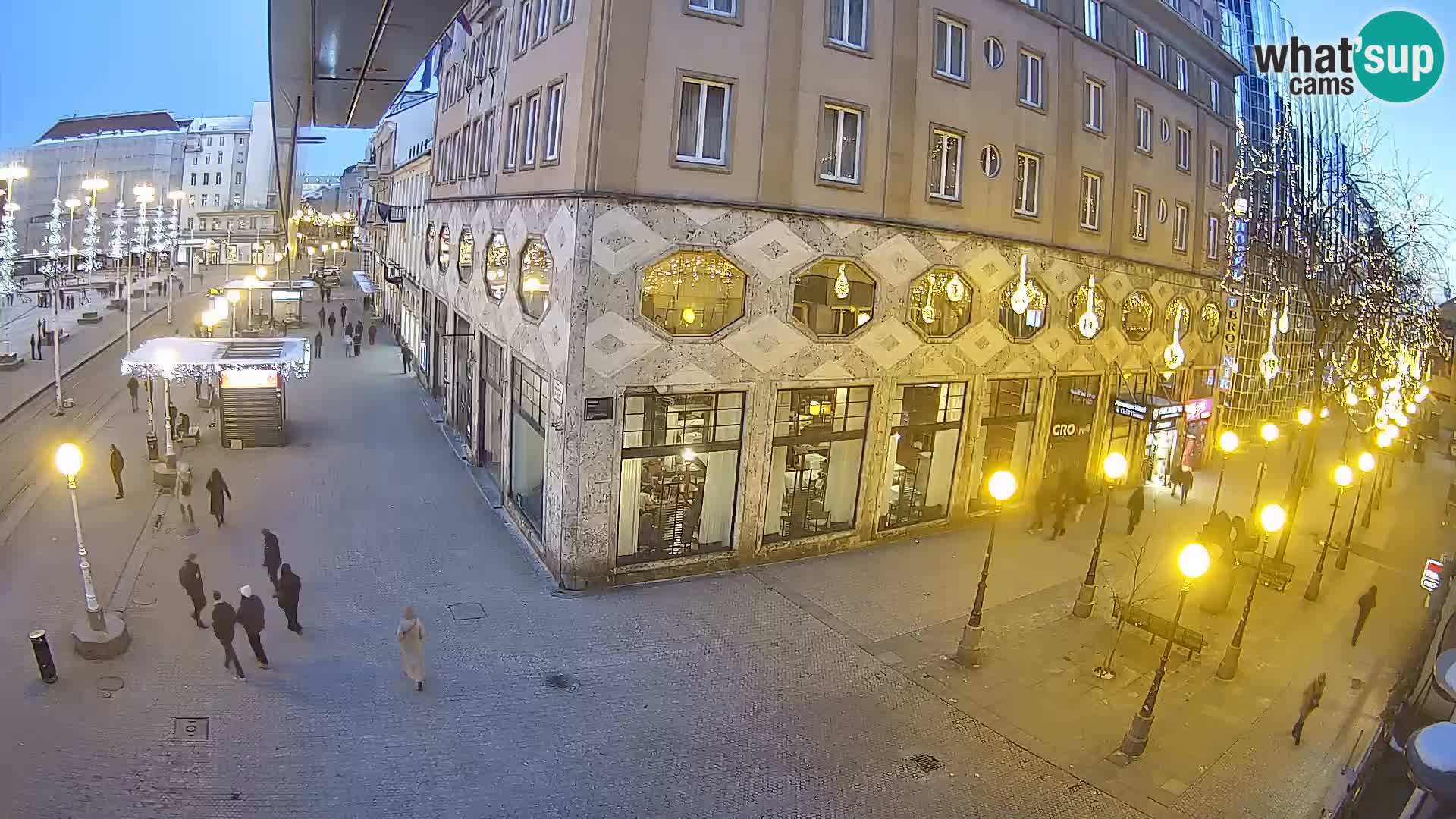 Live Cam Zagreb Ban Jelačić place | Croatie