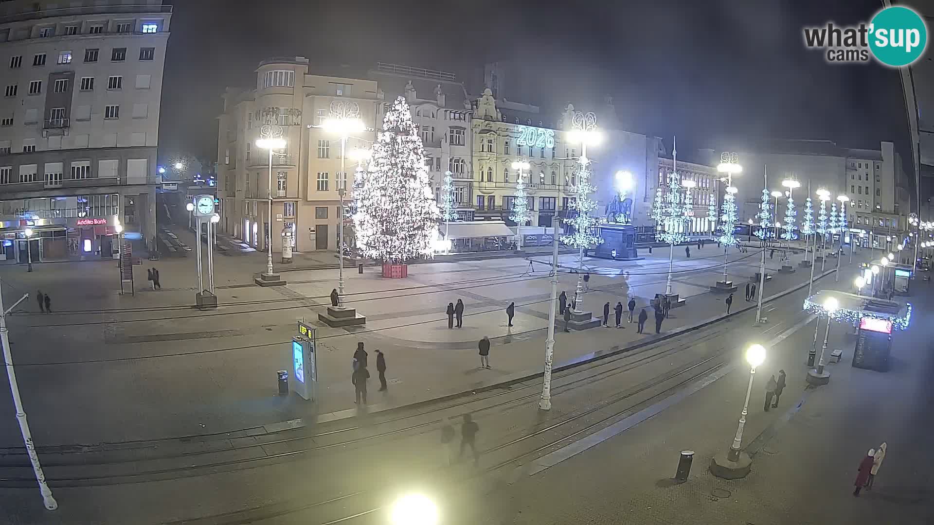 Zagreb live cam Bana Jelačića