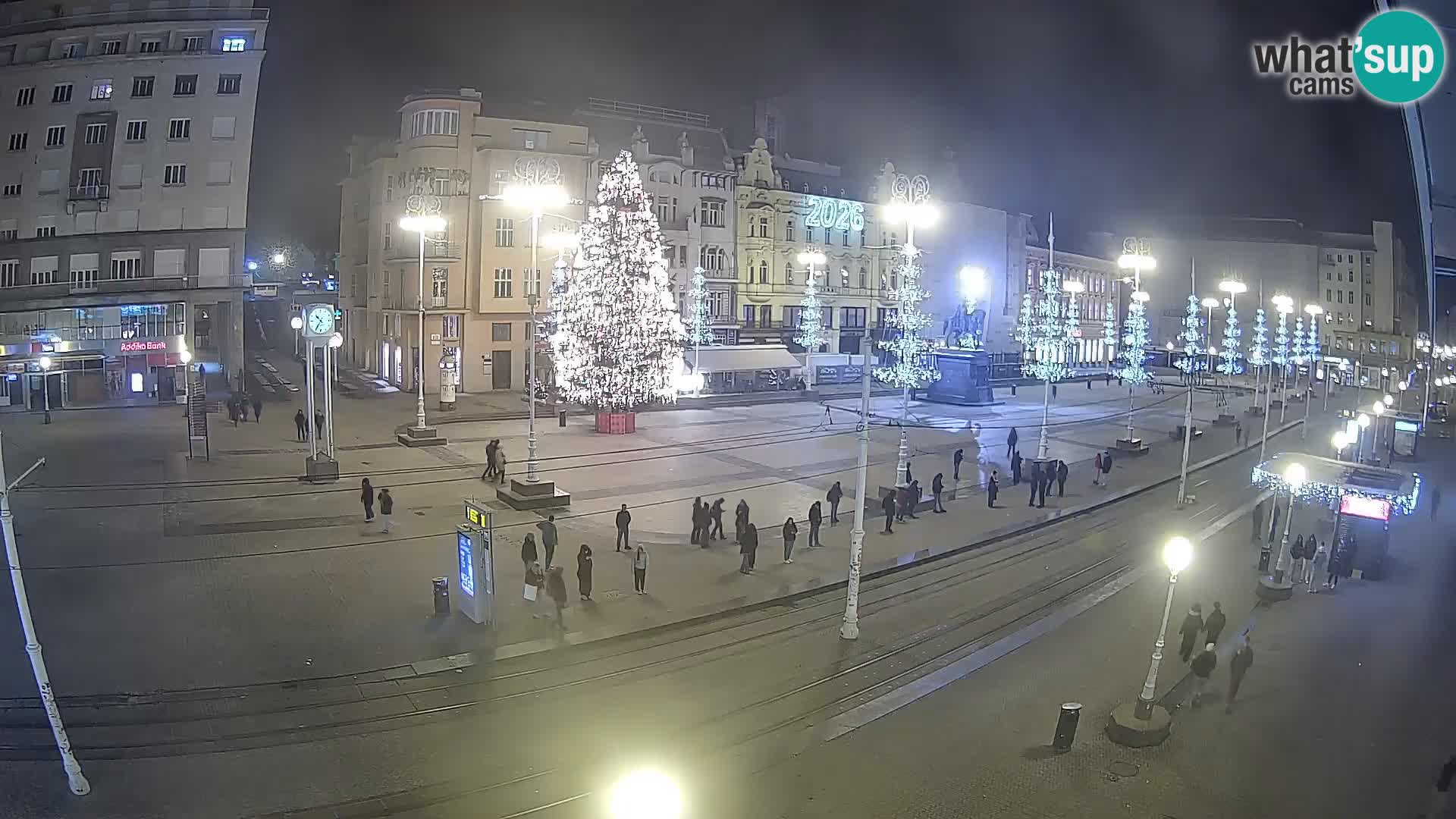 Spletna kamera Zagreb Ban Jelačić