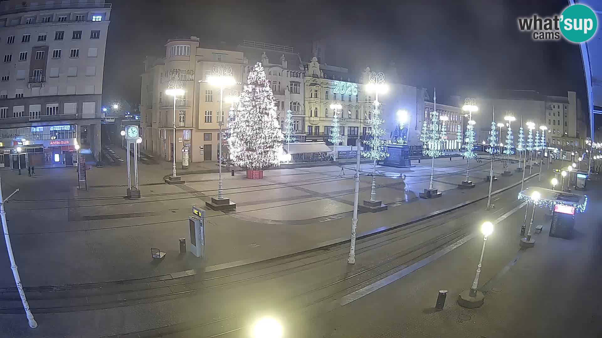 Live Cam Zagreb Ban Jelačić place | Croatie