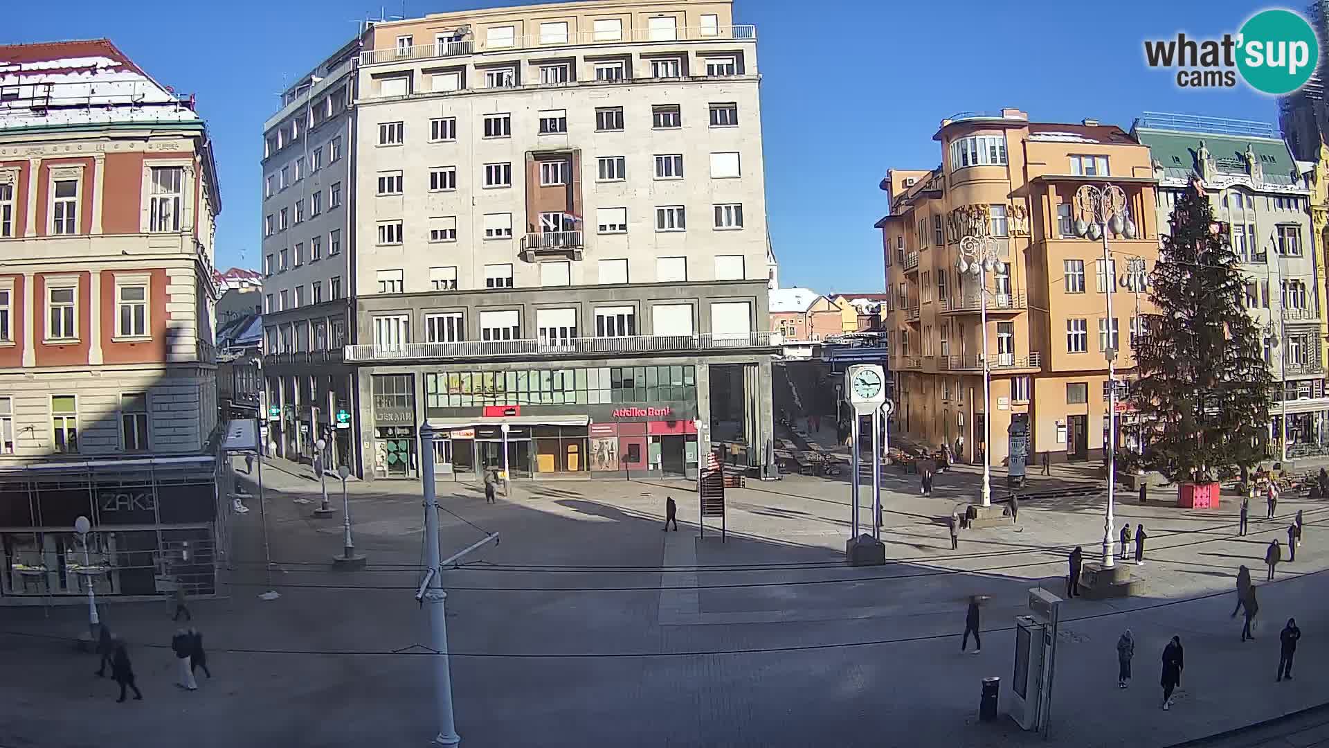 Spletna kamera Zagreb Ban Jelačić
