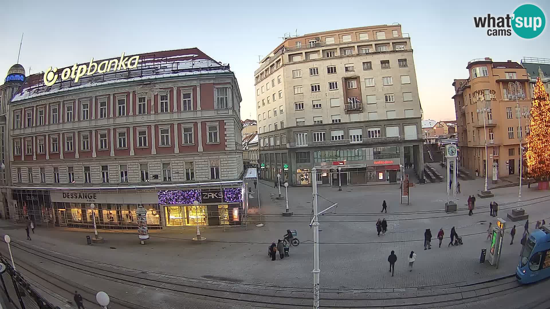 Webcam Zagabria Ban Jelacic piazza | Croazia