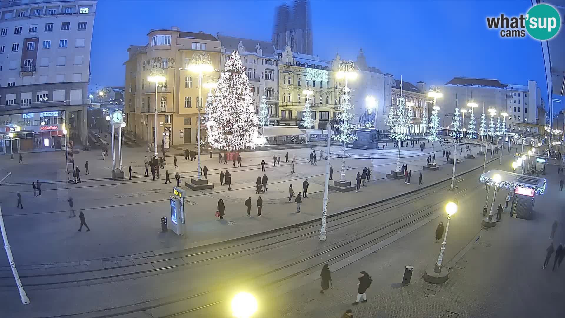 Zagreb live cam Bana Jelačića