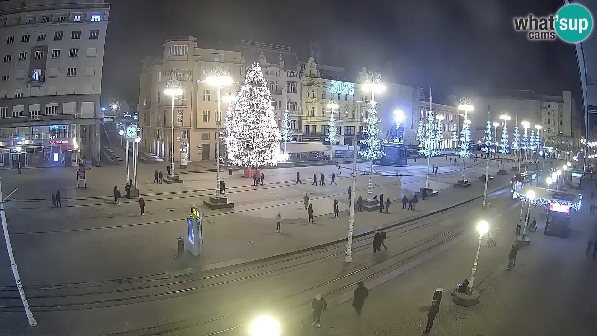 Zagreb live cam Bana Jelačića