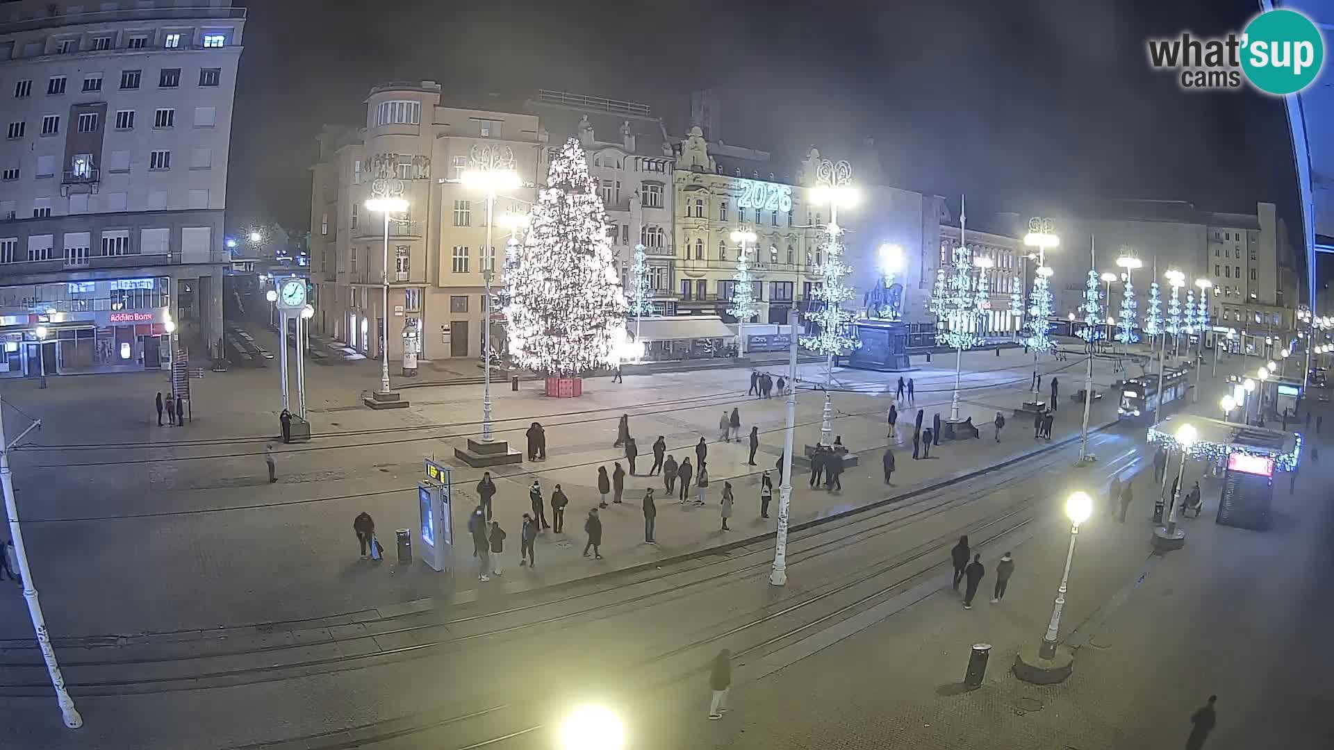 Zagreb live cam Bana Jelačića