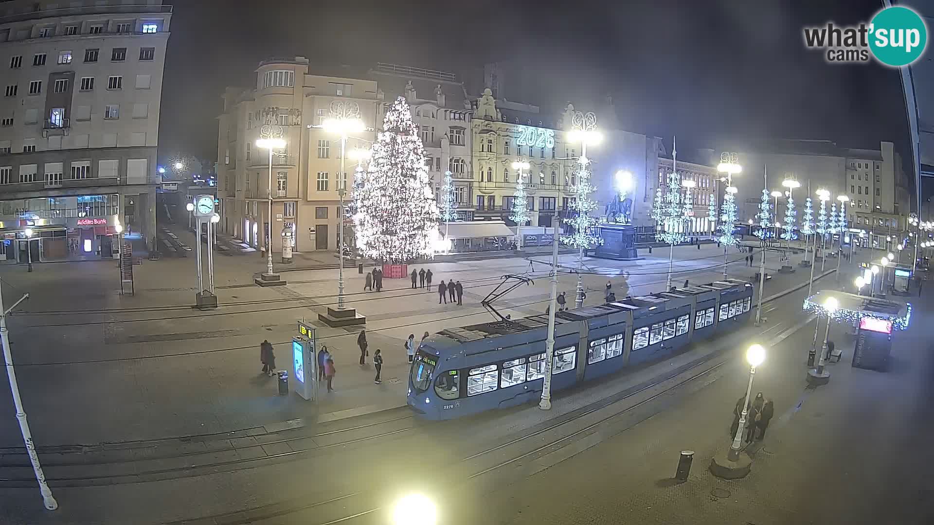 Zagreb webcam Ban Jelacica Platz | Kroatien