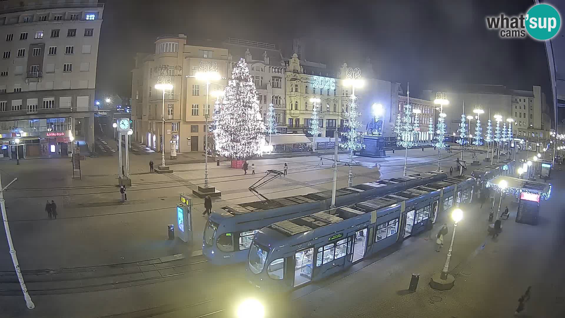 Zagreb webcam Ban Jelacica Platz | Kroatien