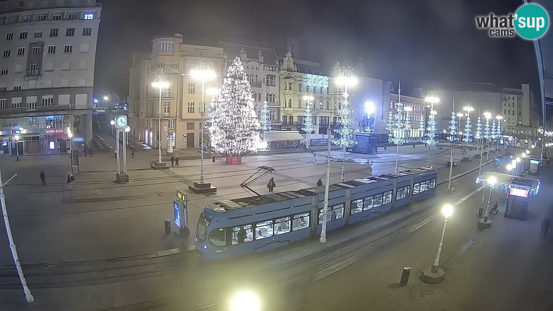 Webcam Zagreb Bana Jelačića square | Croatia