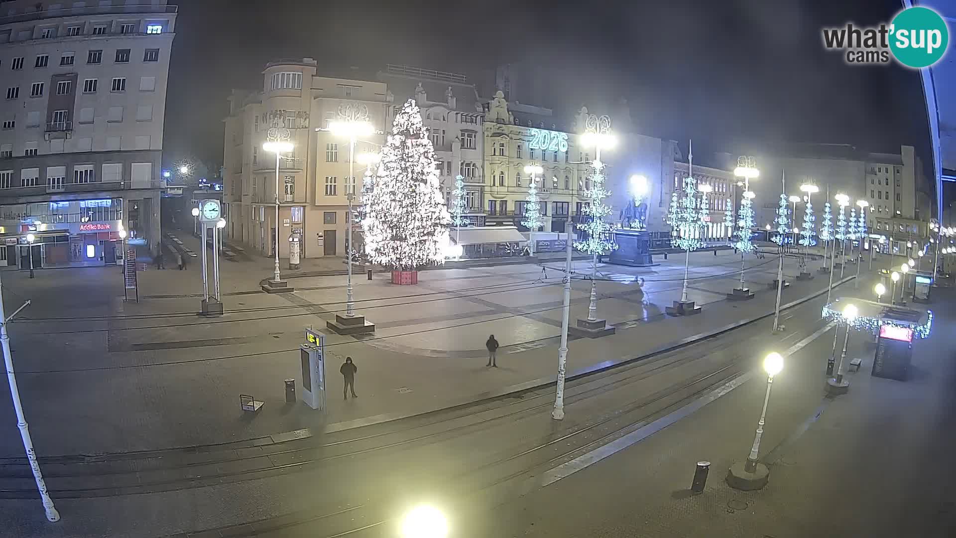 Live Cam Zagreb Ban Jelačić place | Croatie