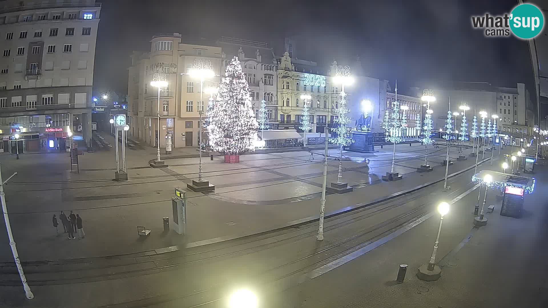 Zagreb live cam Bana Jelačića