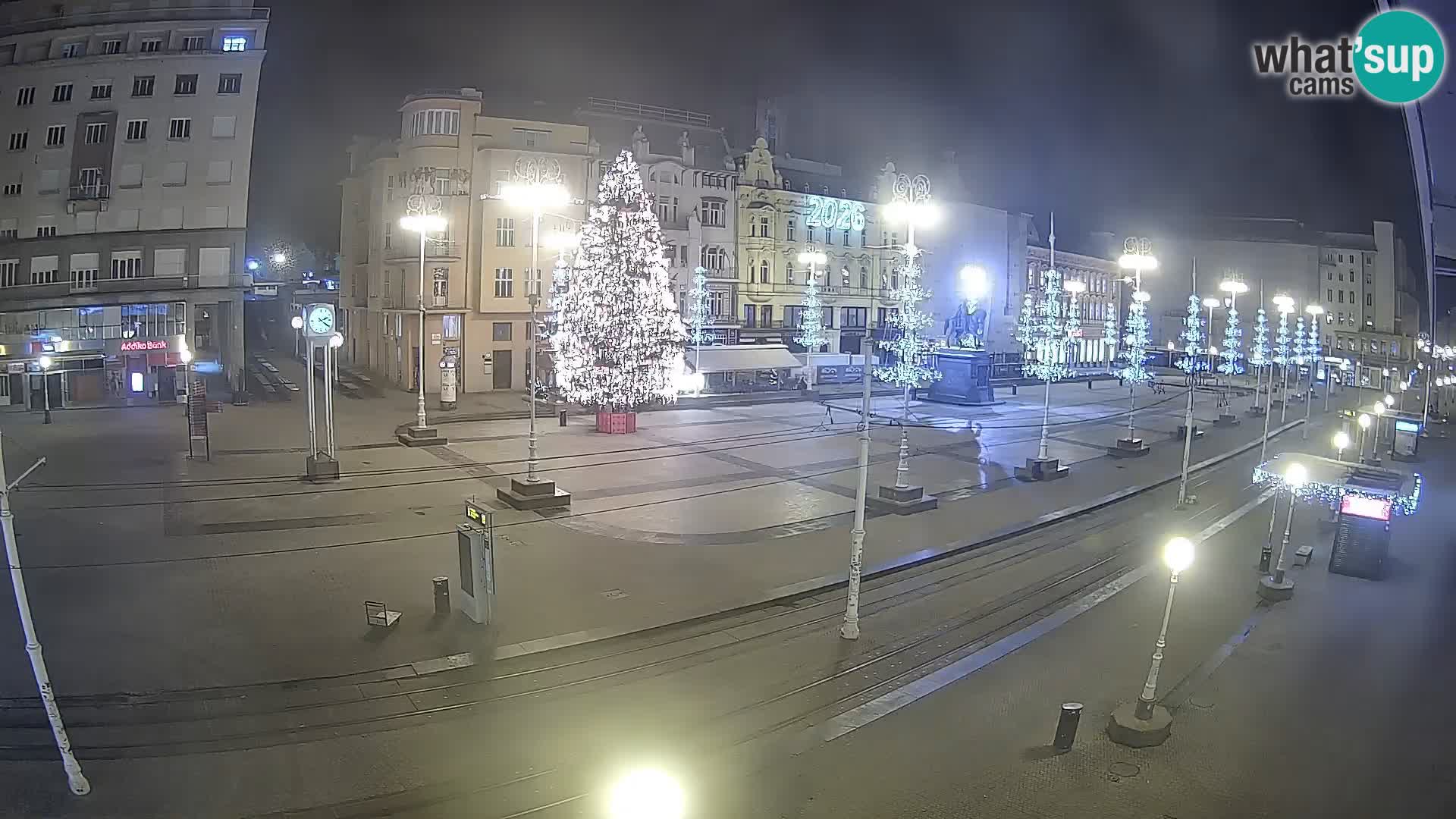 Live Cam Zagreb Ban Jelačić place | Croatie