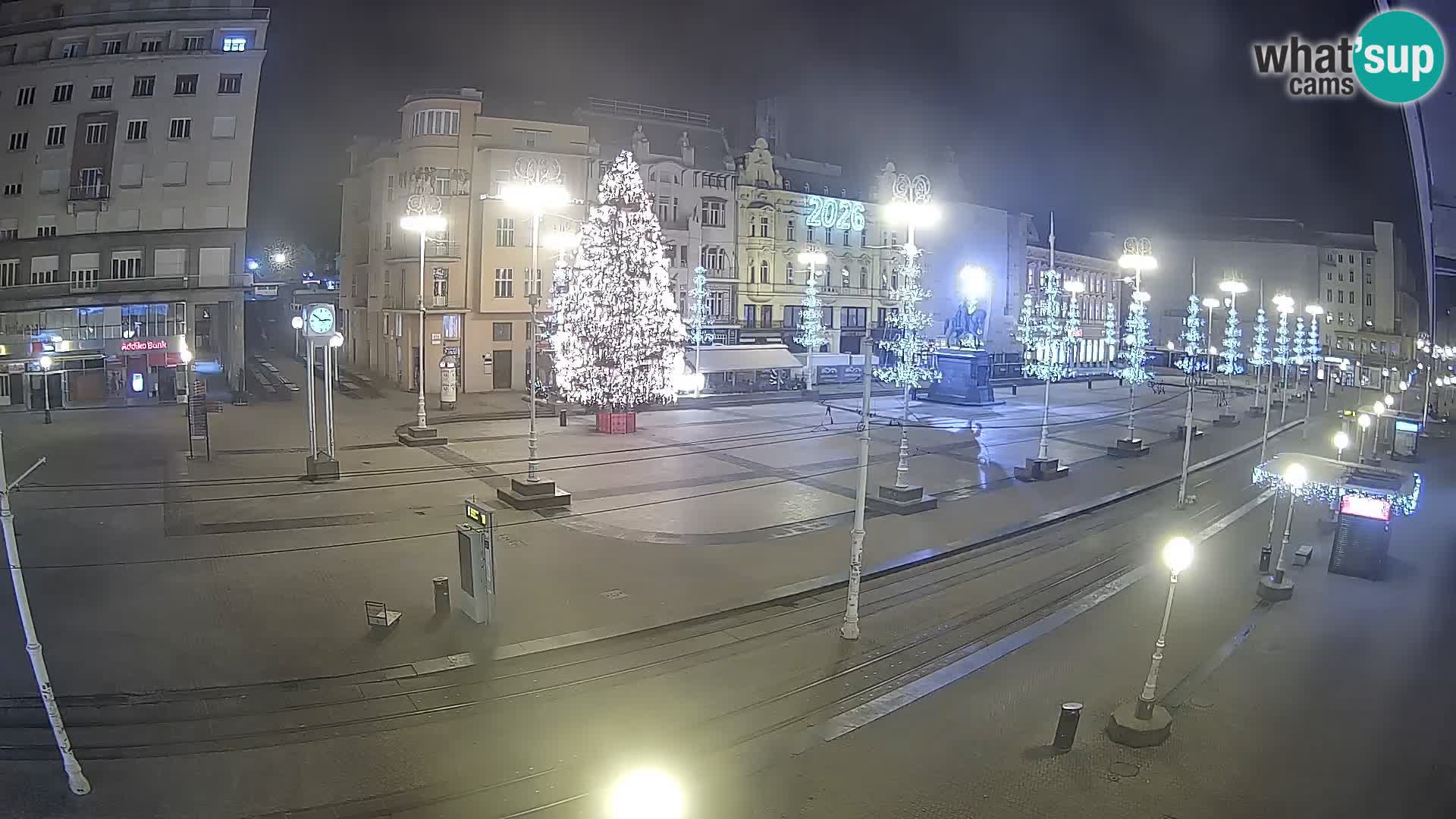 Webcam Zagreb Bana Jelačića square | Croatia