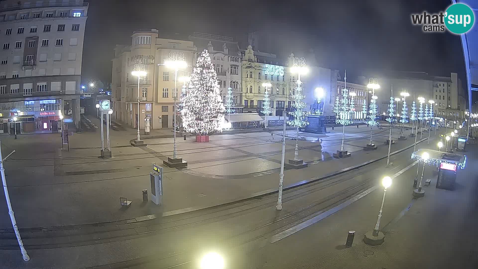 Webcam Zagabria Ban Jelacic piazza | Croazia