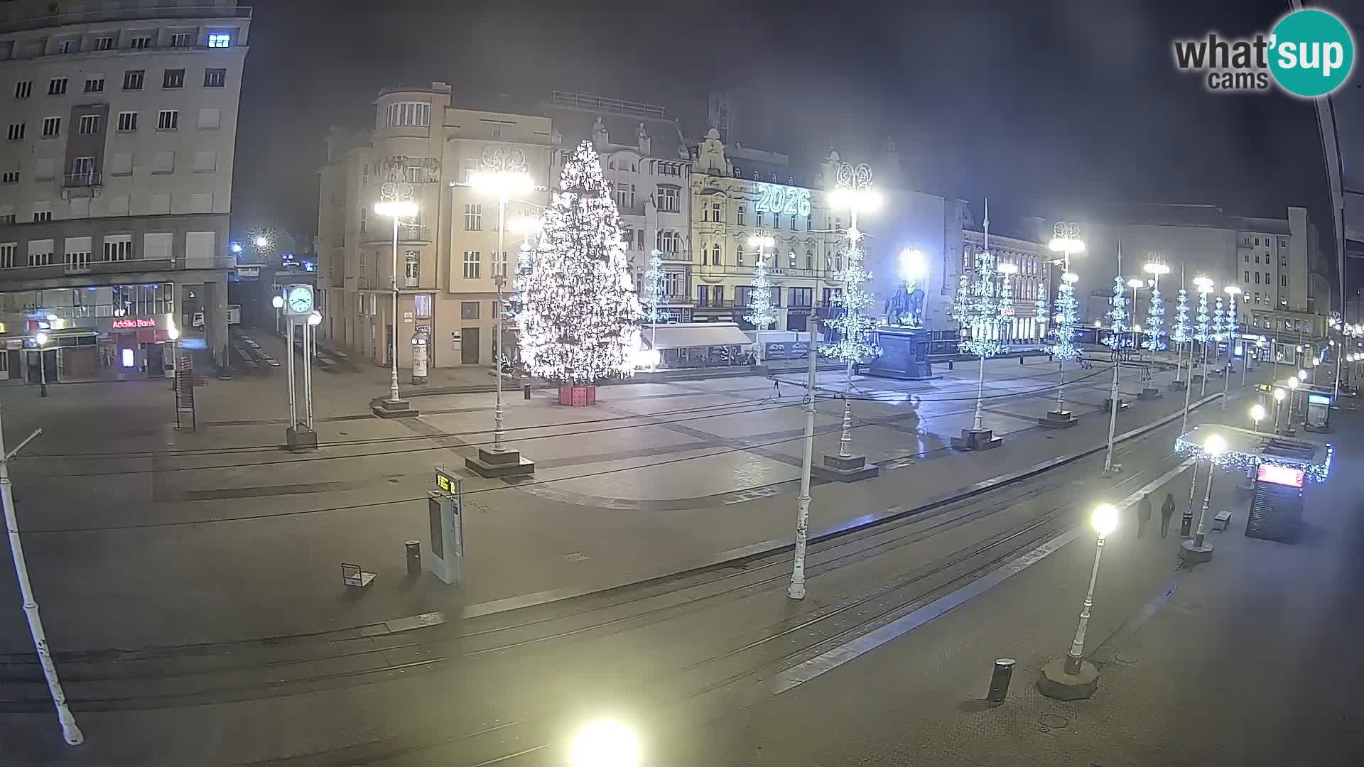 Live Cam Zagreb Ban Jelačić place | Croatie