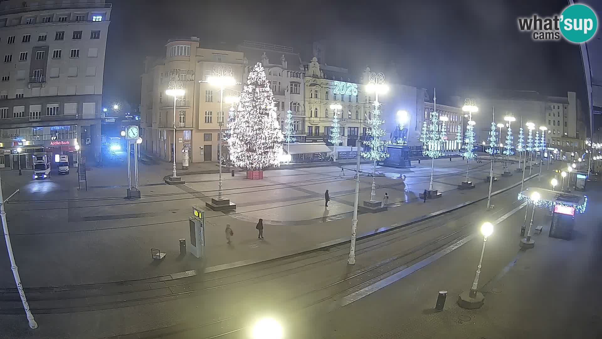 Zagreb webcam Ban Jelacica Platz | Kroatien